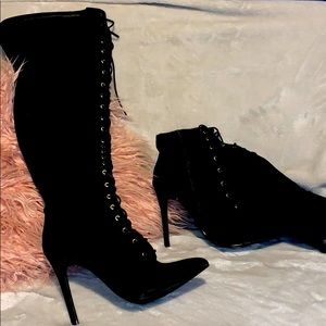 ALINAH LACE UP BOOTS